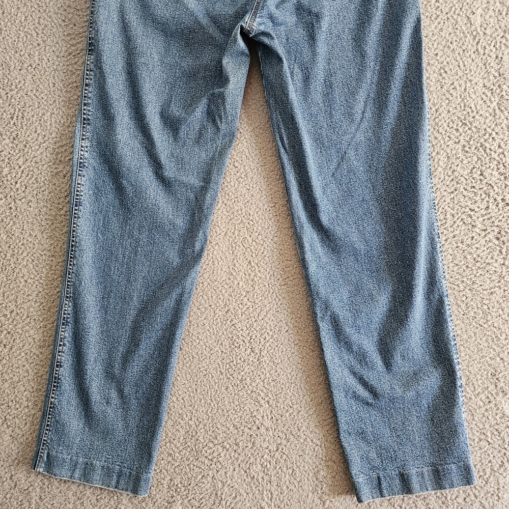 Lauren Ralph Lauren Women's Blue Jeans Size 10 Straight Leg Stretch Denim - Picture 6 of 12